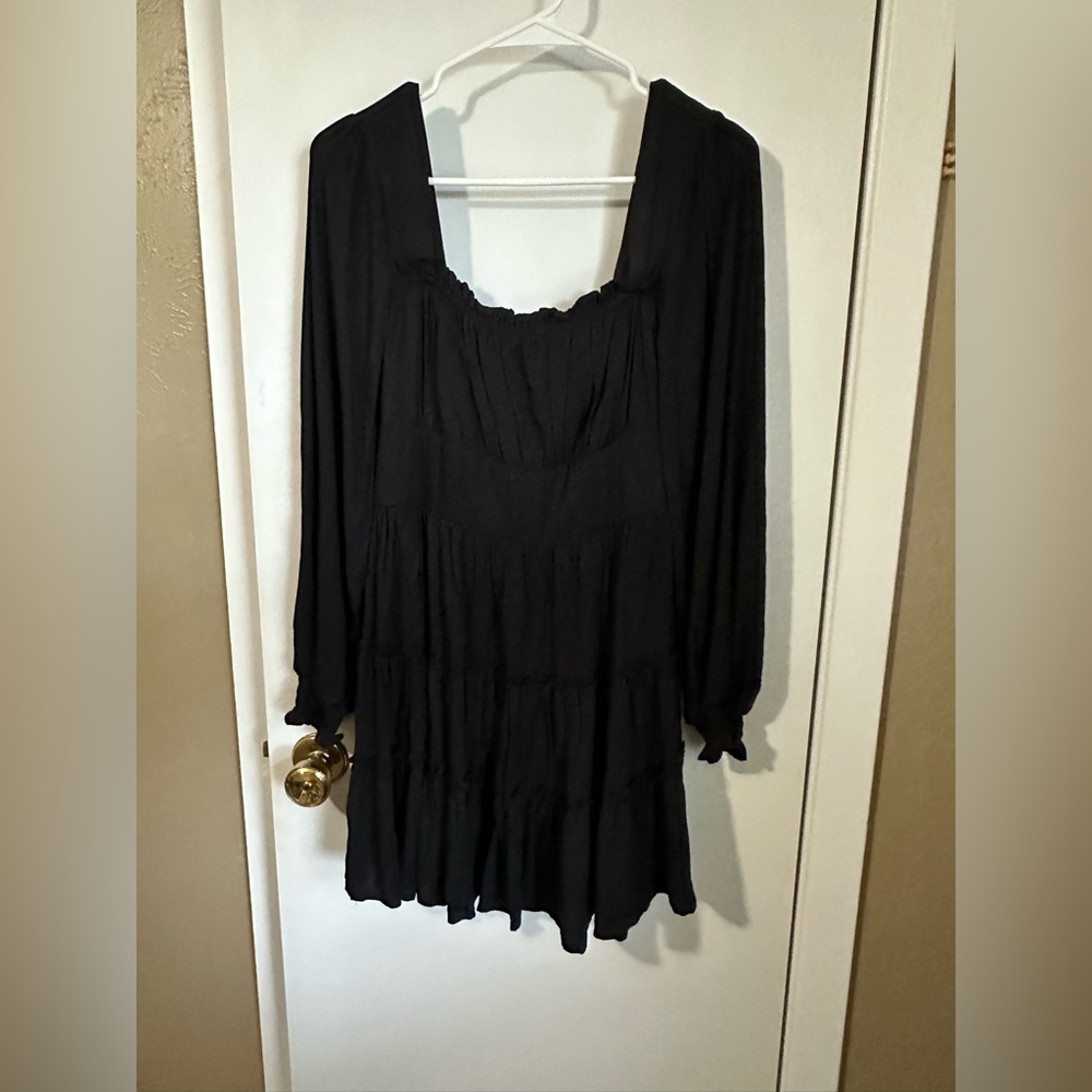 Altard State black smocked dress